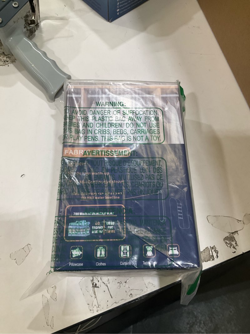 Condition photo showing New/Like New for steamer for clothes 700w, double row steam clothes steamer, 180ml large capacity water tank, 40s fast heat-up garment steamer for home and office(gy168)