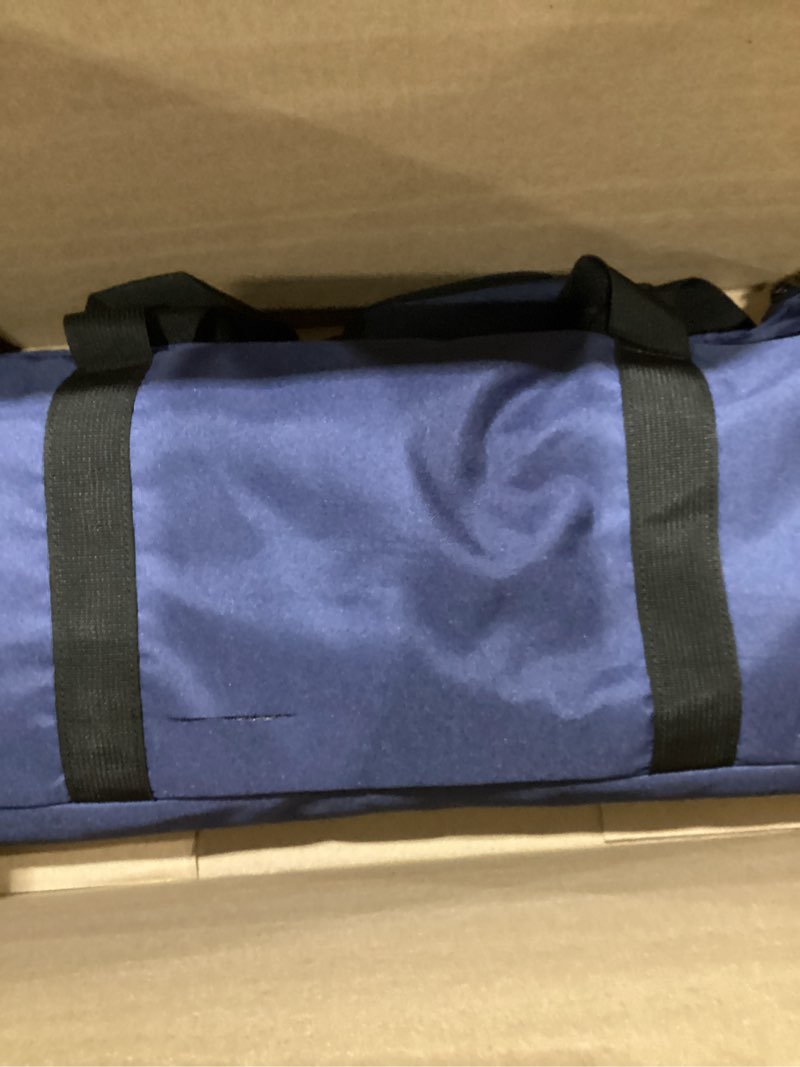 Condition photo showing Good Condition for american mahjong tile set,166 white tiles mahjong set,4 colors mahjong racks,travel mahjong set with blue carrying bag blue bag--white