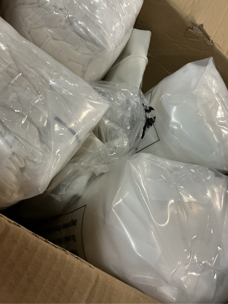 Condition photo showing New/Like New for aaaaacessories outdoor seat cushions for chairs, fade-resistant, waterproof patio furniture replacement cushions, 23.5x25.5-19 set of 2, creamy white creamy white 23.5x25.5-19