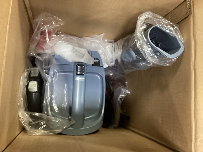 Condition photo showing Good Condition for Shark Performance Powered Lift-Away Upright Vacuum, Ultra-Powerful Suction, No Hair Wrap, LED Headlights, Pet Hair Pickup, Carpets & Hardfloors, Odor Neutralizer Technology, Nordic Blue, UV2500