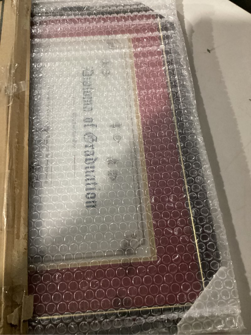 Condition photo showing Good Condition for GraduationMall 11x14 Diploma Frame with Red over Gold Mat or Display 15x18 Certificate without Mat,Solid Wood & UV Protection Acrylic,Cherry Finish with Gold Trim Cherry With Gold Trim / Red over Gold Mat 11x14