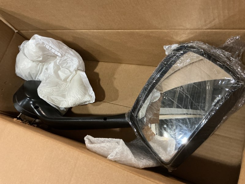 Condition photo showing Good Condition for black hood mirror for kenworth t680 peterbilt 579 peterbilt 587 mirrors replacement driver left side lhd t680 mirror accessories driver side left