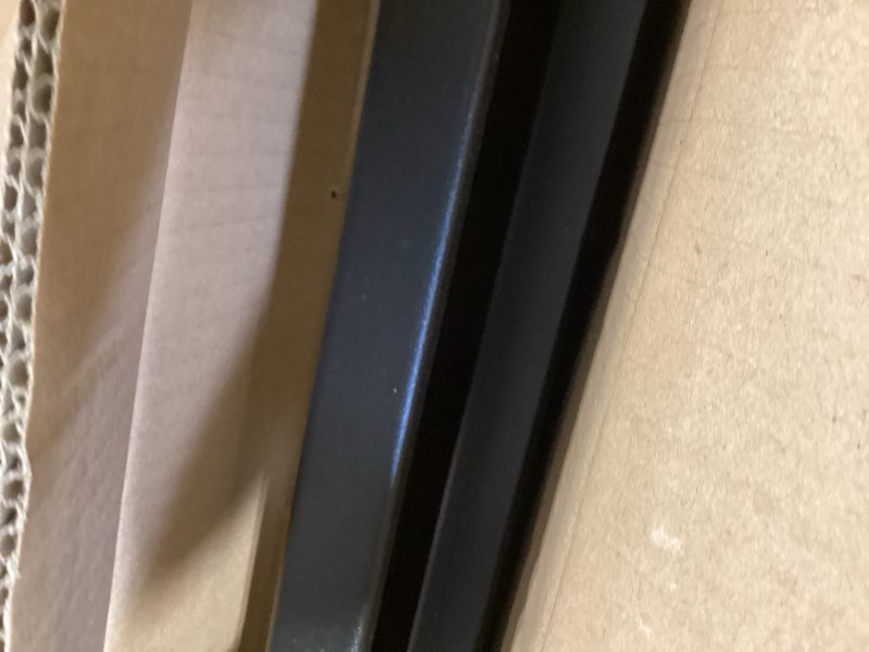 Condition photo showing New/Like New for amazon basics foldable metal platform bed frame with storage, sturdy steel support, no box spring needed, 14-inch high, tool-free setup, twin size, black twin 14 inch ( foldable)