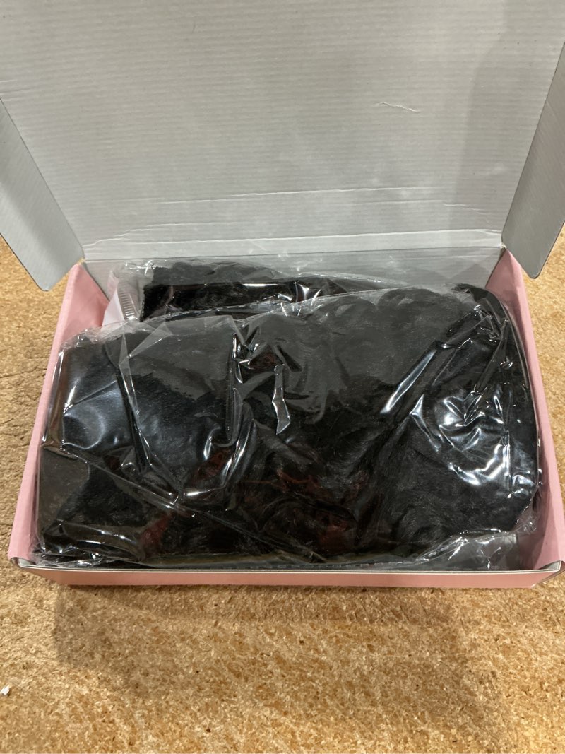 Condition photo showing New/Like New for lonai 4pc clip in hair extensions, 100? pure protein silk curly hair extension for women, 26 inch long soft natural hair extensions-dark chocolate brown 26 inch dark chocolate brown