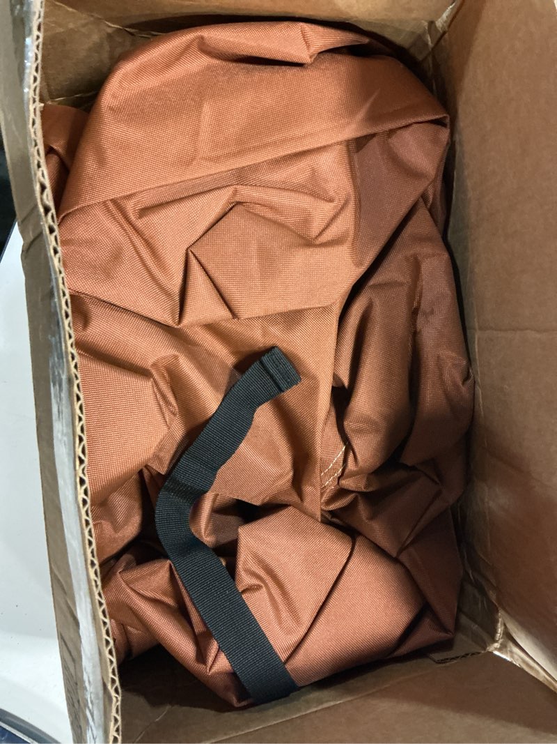 Condition photo showing As Is for nettypro grill cover for outdoor grill 70 inch waterproof heavy duty gas bbq grill cover for outside weber, char-broil, brinkmann, jenn air, nexgrill 3-5 burners barbecue, brown 70w x 24d x 46h brown