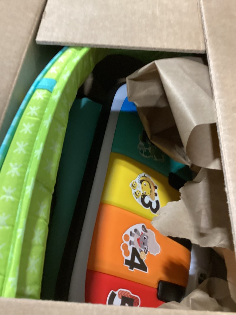 Condition photo showing New/Like New for baby einstein farm explorers 4-in-1 kickin’ tunes musical meadow music & language discovery gym, ages 0 months and up farm explorers musical meadow