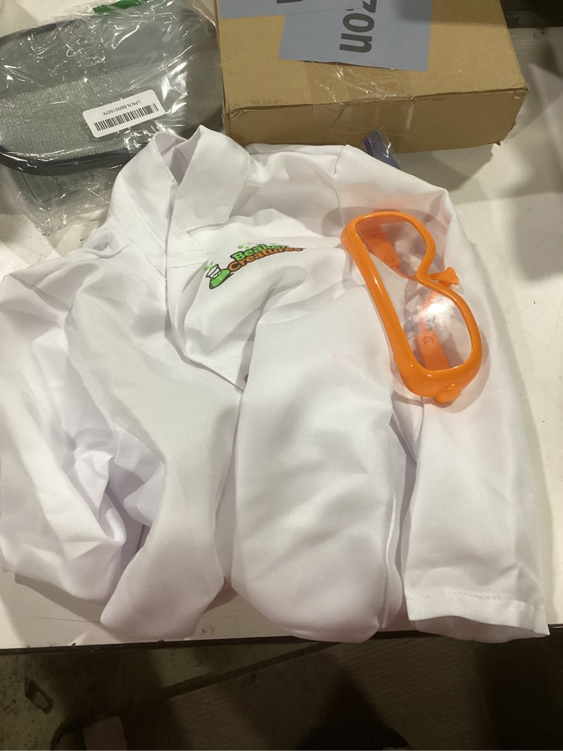 Condition photo showing Good Condition for Learning Resources Beaker Creatures Lab Gear - 2 Pieces, Ages 5+ Lab Coat & Glasses for Kids, Science Exploration Games, STEM Toys for Kids