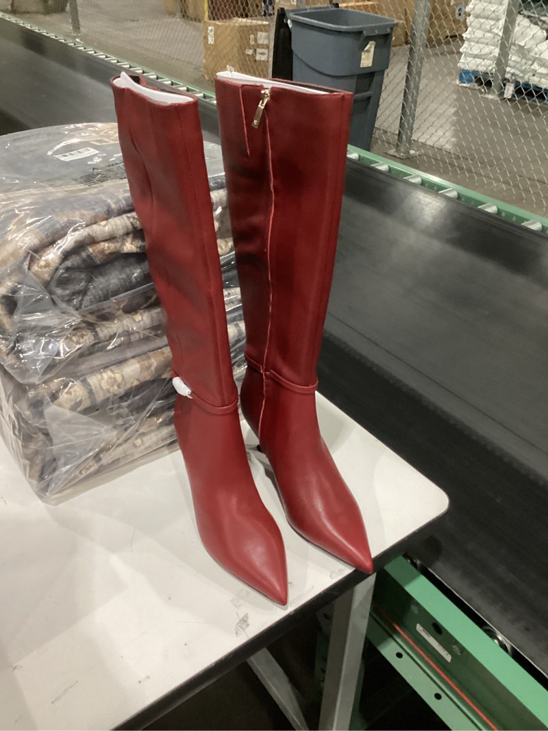 Kenneth Cole New York Women's Utah Fashion Boot, Rio RED Leather, 8