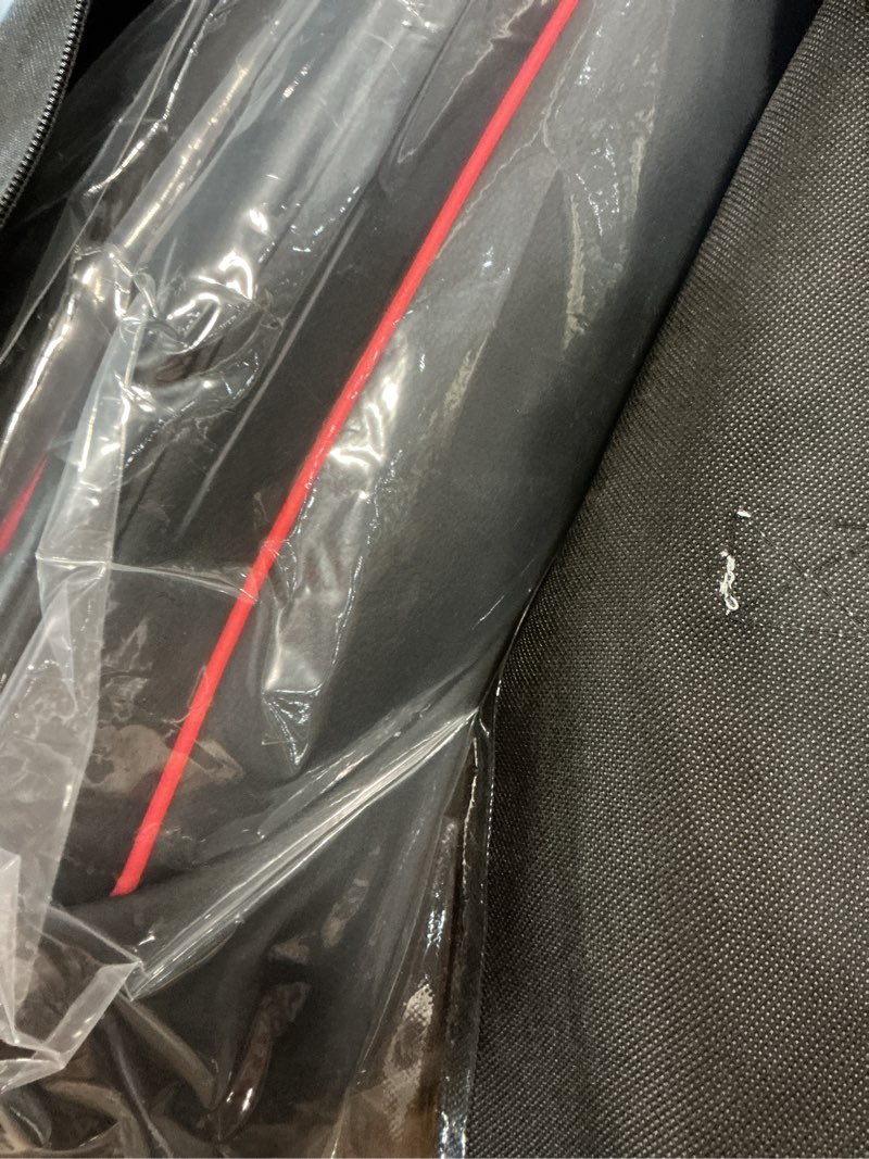 Condition photo showing Good Condition for aierxuan truck seat covers for chevy silverado gmc sierra trail boss z71 pickup 2007-2026 1500 2500hd 3500hd crew double extended cab waterproof leather (full set, black-red) full set/black-red