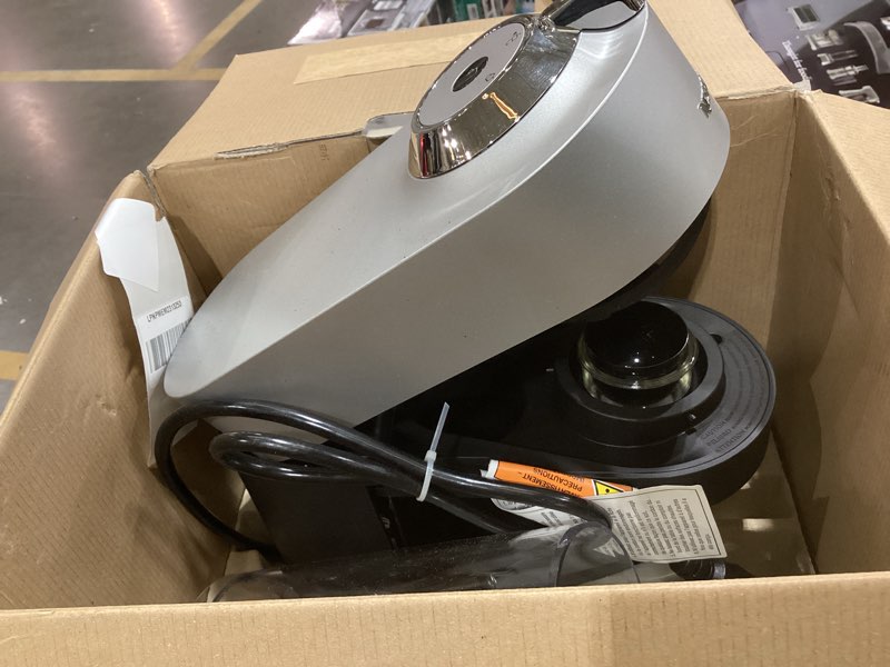 Condition photo showing As Is for Nespresso Vertuo Pop+ Deluxe Coffee and Espresso Machine by De'Longhi, 120 Volts, Silver Machine Only Silver