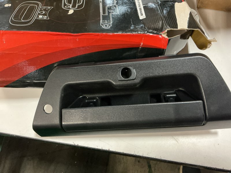 Condition photo showing Good Condition for a-premium upgraded metal tailgate handle liftgate latch handle with camera hole compatible with ford f-150 f150 2015 2016 2017, textured black