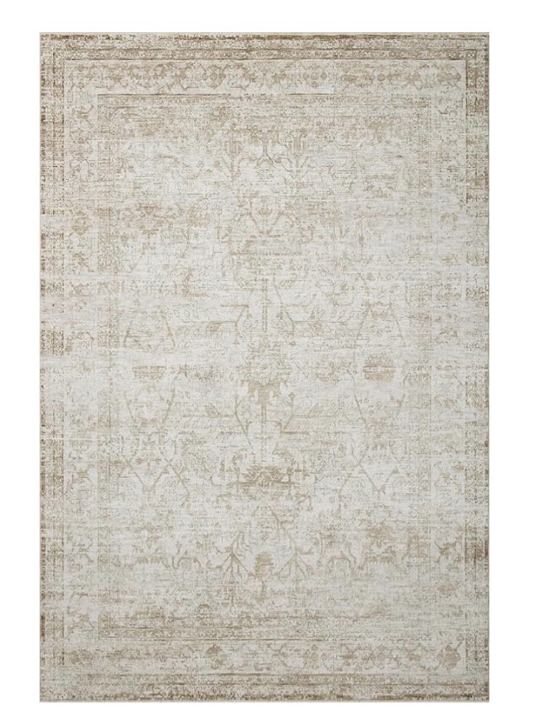 Loloi Amber Lewis Honora Collection HON-01 Ivory/Natural 2'-0" x 3'-4" Accent Rug