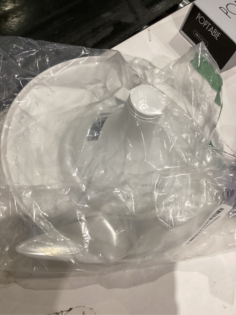 Condition photo showing item condition for Large Cake Stand 12 Inch with Cake Spatula, Round Bamboo Fiber Cupcake Dessert Stand, Cake Decorating Display Stand for Birthday Parties, Weddings, Baby Shower and Other Events, White