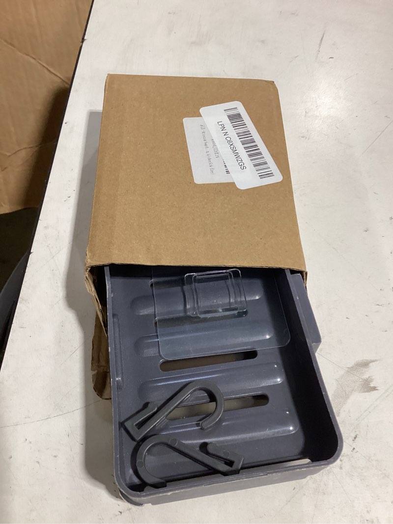 Condition photo showing Good Condition for soap holder shower wall plastics soap dish tray with bottom tray and 2 holders for bathroom, kitchen sink (grey)