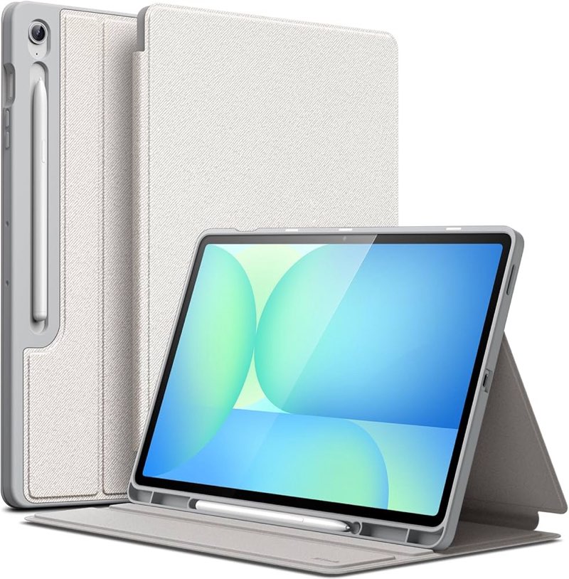 JETech Case for Samsung Galaxy Tab S10 FE Plus/S10 FE+ 13.1-Inch with S Pen Holder, Slim Folio Stand