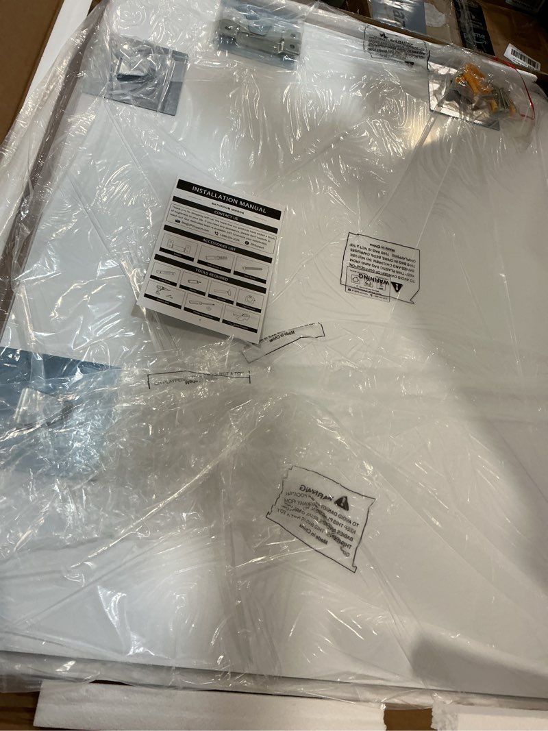 Condition photo showing Good Condition for TokeShimi 30x36 Frameless Bathroom Vanity Mirrors for Over Sink, Modern Rectangle Bathroom Mirrors f