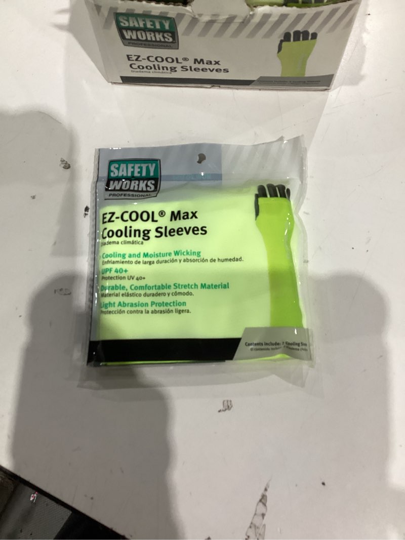Condition photo showing New/Like New for Safety works ez-cool max cooling sleeves
