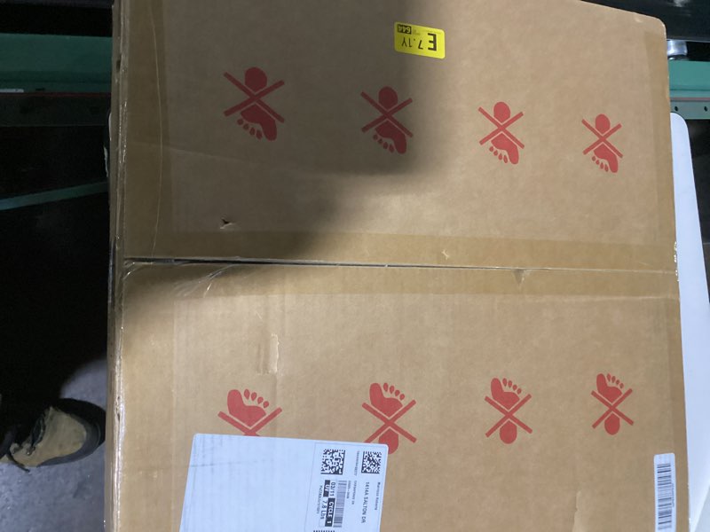 Condition photo showing Good Condition for sterren rgb ceiling fans with lights, 20'' smart led ceiling fan with remote/app control, modern low profile bladeless chandelier fan, dimmable white fandelier for bedroom, living room, kitchen rgb white 19.7 inch