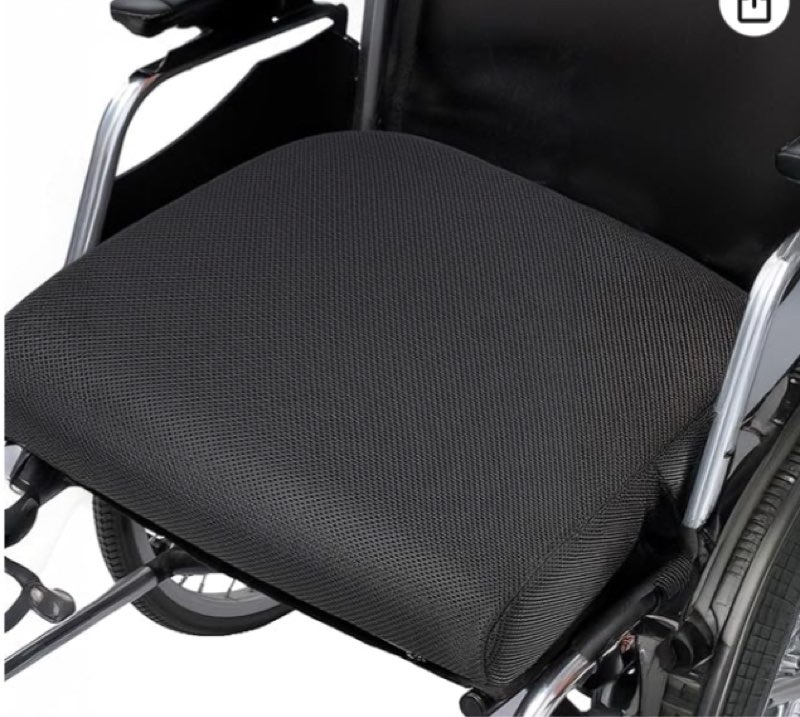 Gilbins Seat Cushion - Memory Foam Cushion for Office Chair, Car Seat, and Wheelchair - Ergonomic Seat Cushion for Tailbone, Sciatica, and Lower Back - Portable Chair Pad with Washable Cover
