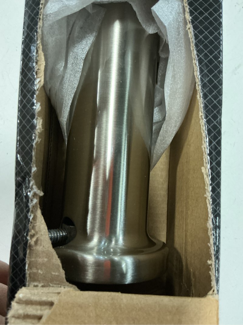 Condition photo showing New/Like New for slip on extra long tub spout with diverter universal tub diverter spout for 1/2" copper water pipe, brushed nickel