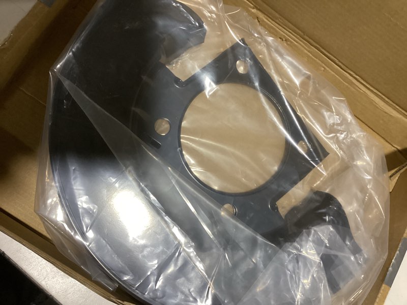 Condition photo showing Good Condition for 947-073 Front Brake Dust Shield, Brake Backing Plate Compatible with Chevy GMC Silverado Sierra 1500 2500 3500 Suburban Yukon XL 2500 Express Savana 2500 3500, # 25846355