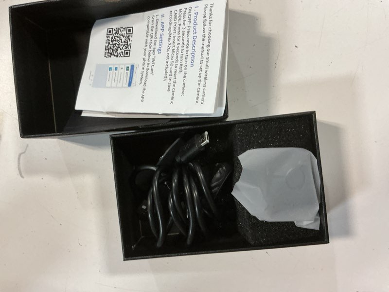 Condition photo showing Good Condition for mini camera 2026 upgrade security wireless camera small home wifi 1080p micro magnetic nanny cam with motion detection wide angle cloud & sd storage night vision no need wifi tiny cameras for indoor black