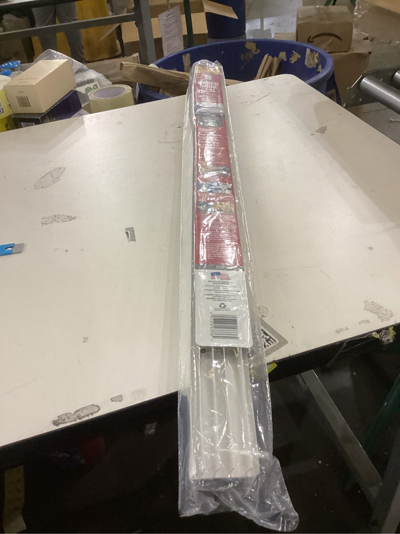 Condition photo showing New/Like New for M-D Building Products 43336 White Cinch® Vinyl Slide-On Under Door Seal 36 in. x 2.375 in.