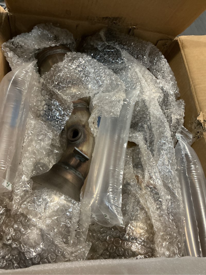 Condition photo showing As Is for PHILTOP Left, Right and Rear Catalytic Converter Kit W/Gasket Direct-Fit Compatible with Toyota Sienna 3.3L 2004-2006 Replace# 16392, 16393, 40373, 641290, 40374, Stainless Steel (EPA Compliant)