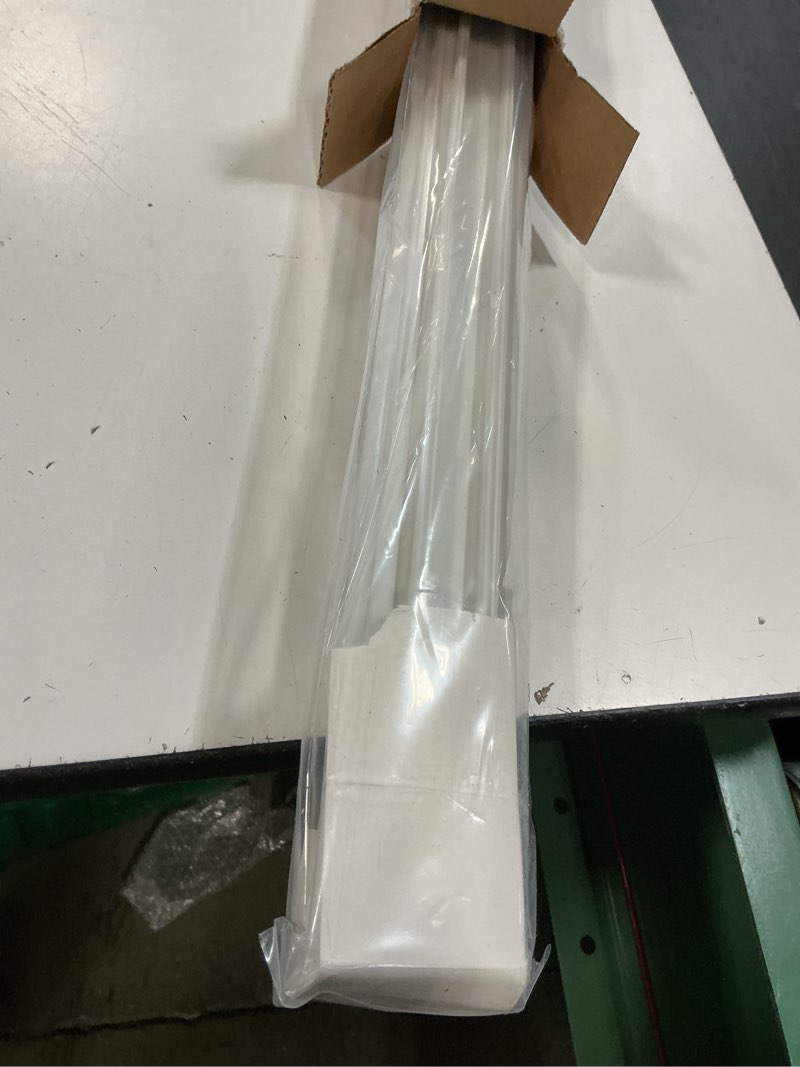 Condition photo showing As Is for pushglossy 2 pcs kerf style door bottom 36" long 1 3/4" wide replacement threshold seal with vinyl fins weatherstrip draft stopper for interior exterior doors(white) white kerf style door bottom