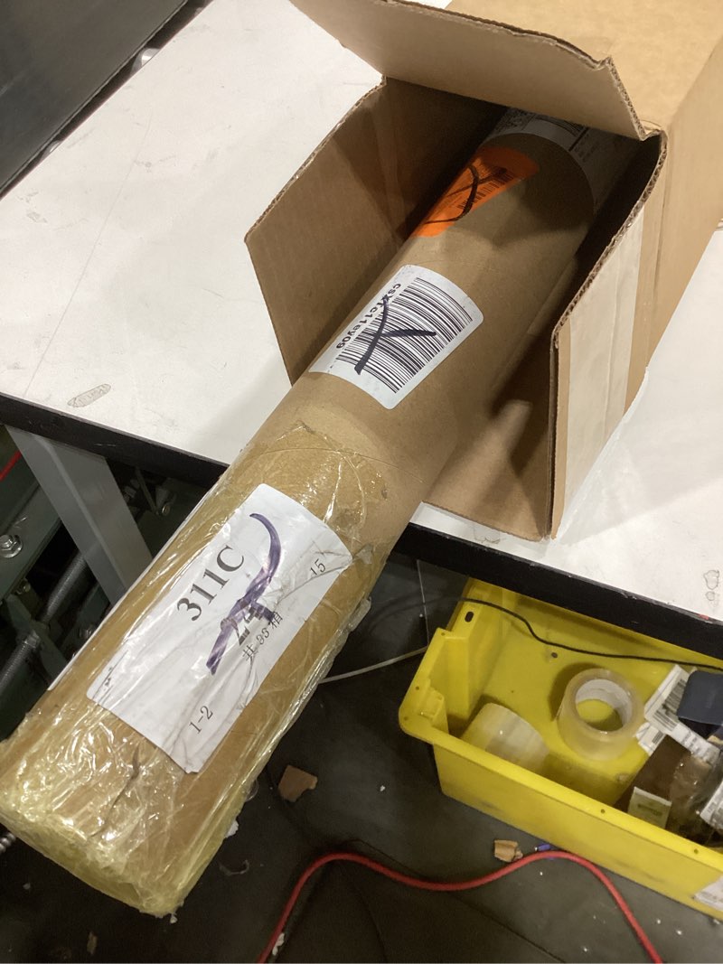 Condition photo showing As Is for Threehoney 2 Pack Wire Shelving Garment Hanger Bar Wire Shelving Accessories Industrial Closet Clothes Rods for Home Retail Store(Black,48 Inch) 48 Inch Black