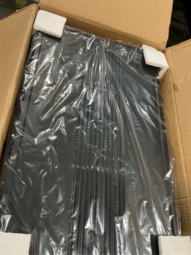 Condition photo showing Good Condition for SAILUN 109Gal/434Qt Stackable Storage Bins Folding Collapsible Storage Bins with Lid, Closet Organizers and Storage 4Pack-26" W x 17" D x 56.7" H Black