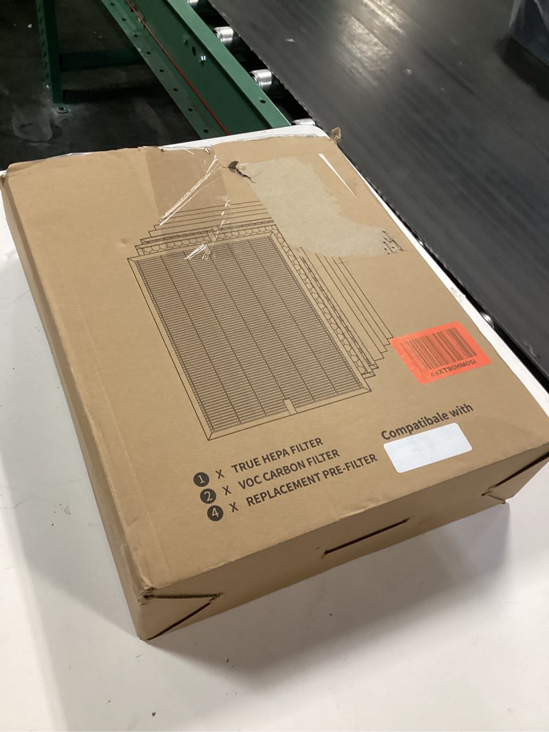 Condition photo showing New/Like New for ic-4524 replacement filters compatible with invisiclean claro ic-4524 air purifi-er, 1pcs main filter,2pcs activated carbon filter and 2pcs nylon pre-filters