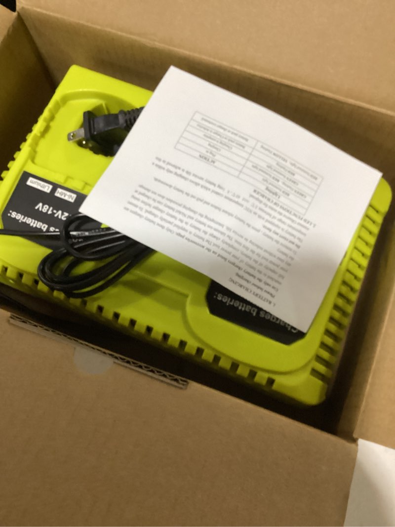 Condition photo showing Good Condition for 2 ports p117 fast charger for ryobi 18v battery one+ max lithium p100 p102 p103 p105 p107 p108 p117 p118 12v-18v li-ion nicd nimh battery p117 dual-port