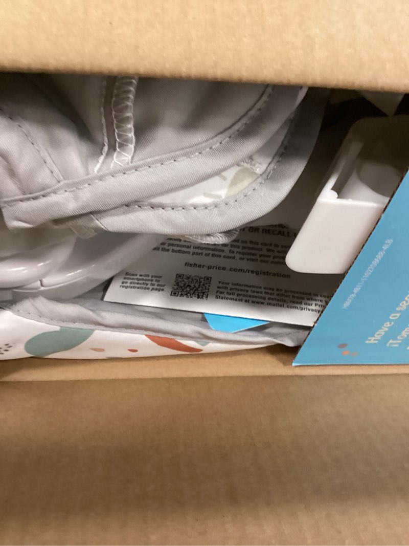 Condition photo showing Good Condition for Fisher-Price Portable Baby Chair Sit-Me-Up Floor Seat with Developmental Toys & Machine Washable Seat Pad, Rainbow Showers One Size Rainbow Showers