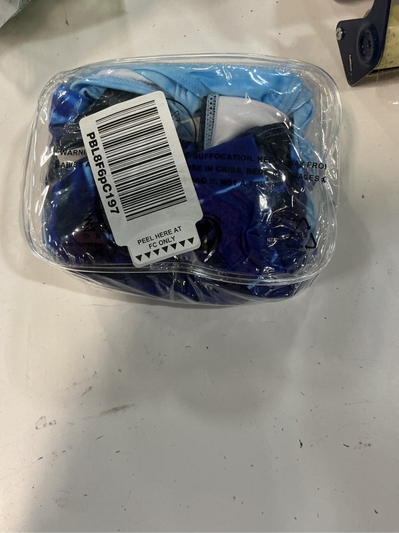 Condition photo showing Good Condition for american trends athletic one piece swimsuits for women modest bathing suits criss cross back water aerobics swimwear 14-16 b blue