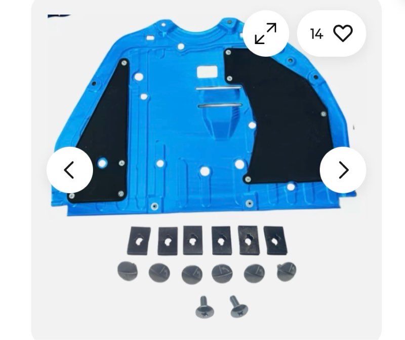 for honda civic 2022-2025 engine splash guard under car shield cover board