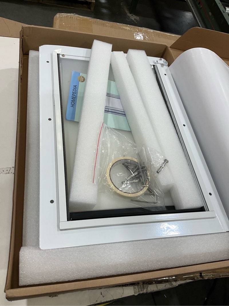 Condition photo showing Good Condition for Large Dog Door for Door,Metal Dog Door with Locking Panel,Doggie Doors for Large Dogs with Magnetic Flap,Anti Theft Design,Fit Exterior/Interior Doors,Easy Installation(L)