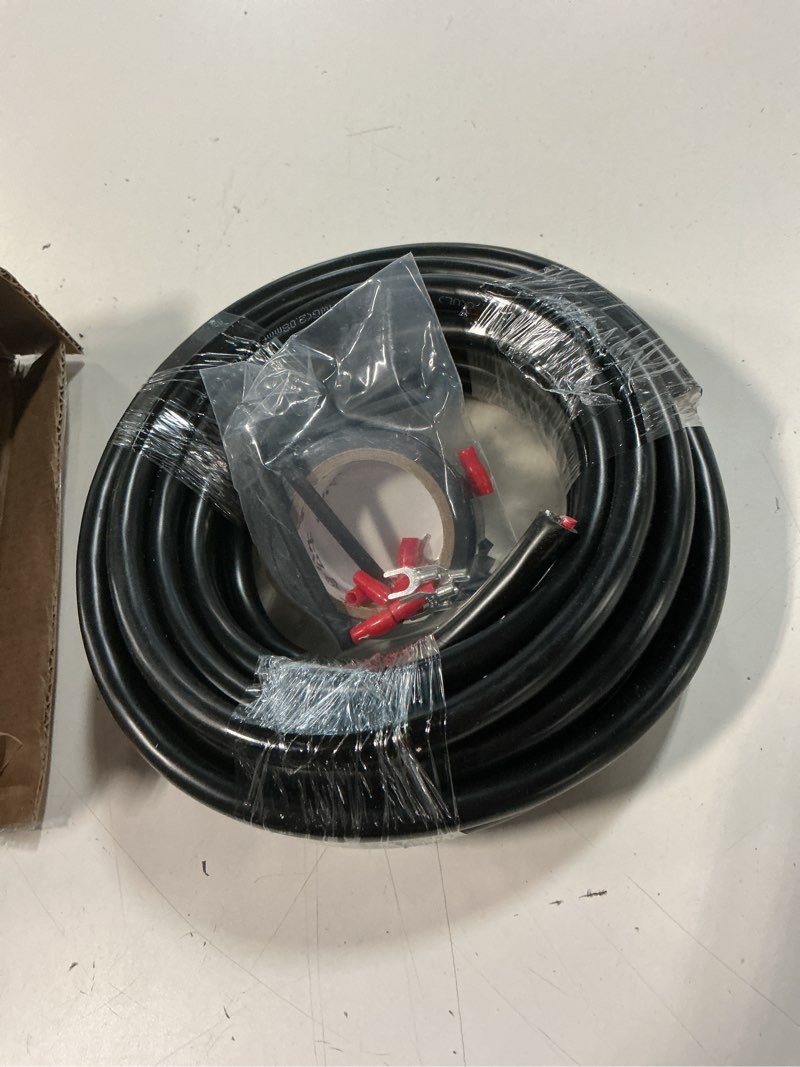 Condition photo showing New/Like New for 25ft electrical wires 14/4 awg conductor automotive wiring for mini split air conditioner 14gauge speaker low voltage wire 300v led wire stranded pvc cord oxygen-free copper cable power(25ft)