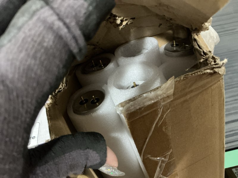 Condition photo showing As Is for (6pack) t12 4ft fluorescent bulb,f40t12/cw 40w 48inch light tube,4100k cool white,replaces f40t12/cw/supreme,f40cwx,medium bipin(g13) base, 2600 lumens