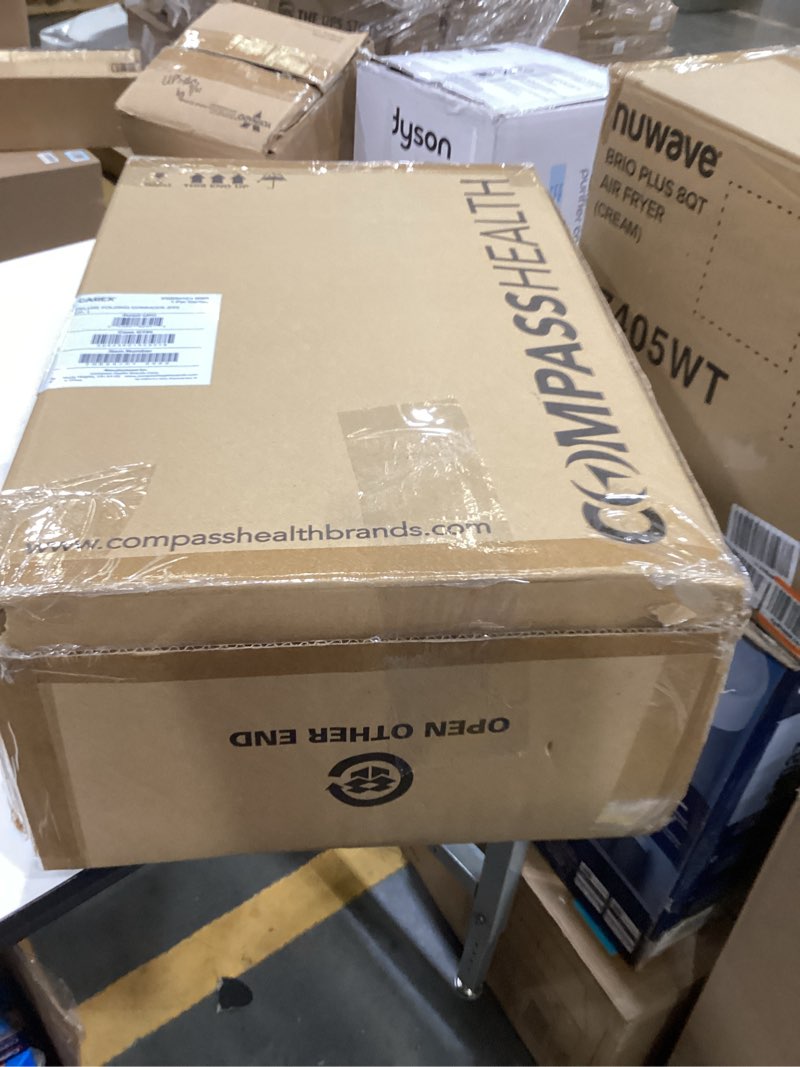 Condition photo showing As Is for Folding bed side commode and toilet