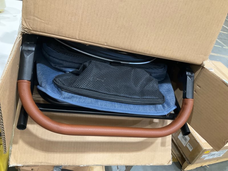 Condition photo showing Good Condition for dog stroller for large & medium dogs (20–132 lbs), pet stroller for 2 small dogs, extra large heavy duty, foldable & ventilated, pink or navy navy blue