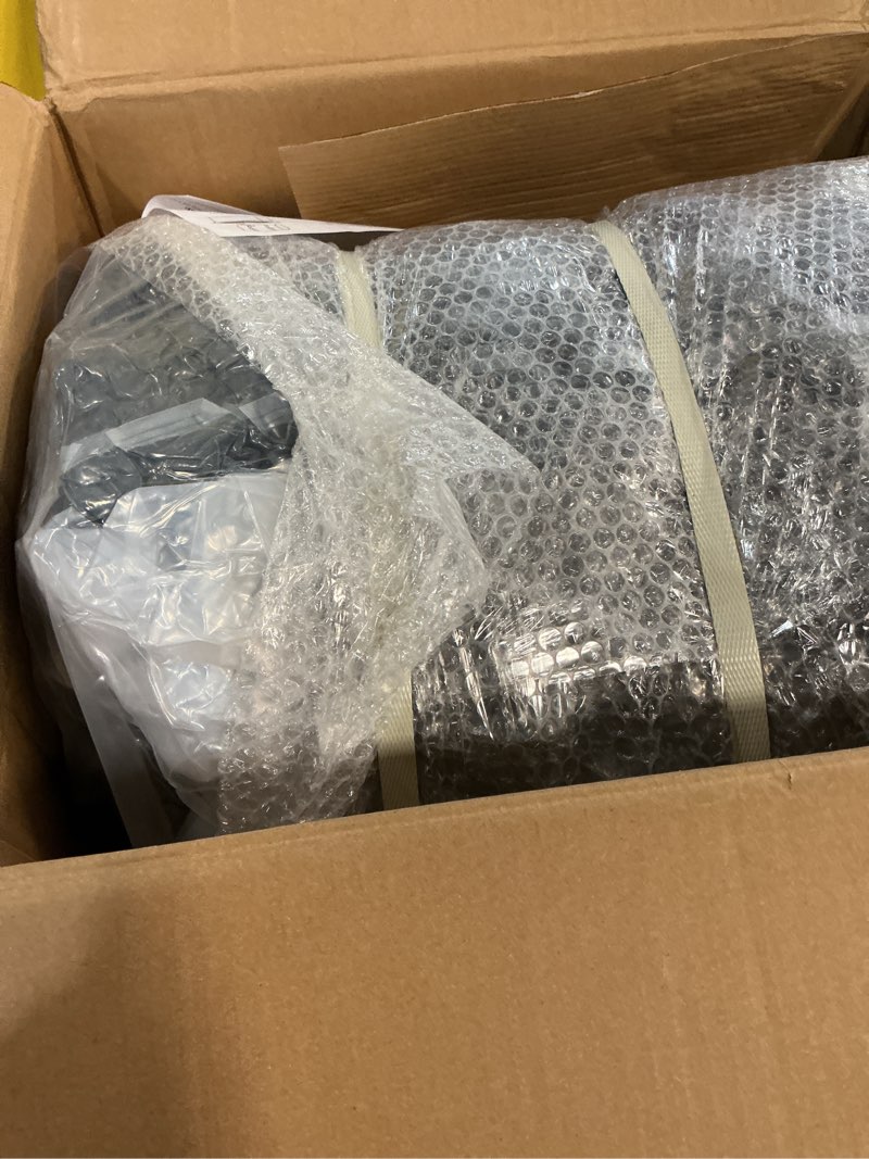 Condition photo showing New/Like New for Bean Bag Chair with Filler, Bean Bag Sofa with Tufted Soft Stuffed Filling, Fluffy and Lazy Sofa, Comfy Cozy BeanBag Chairs with Memory Foam for Dorm, Apartment, Living Room (Black)