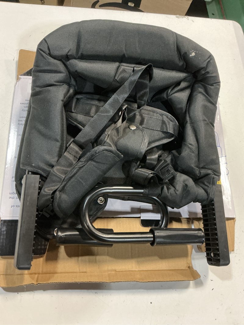 Condition photo showing Good Condition for portable hook on high chair for babies & toddlers from 6-36 months,clip on baby seat for table,fits tables 0.8" to 3.5" thick,easy clean feeding chair with carry bag for travel,black