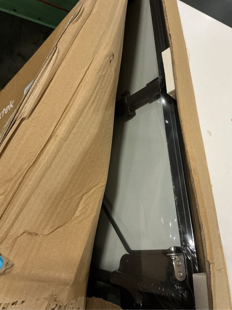 Condition photo showing New/Like New for Easel Whiteboard - Black Magnetic Portable Dry Erase 40 x 28 Tripod Height Adjustable, Flipchart Easel Stand White Board for Office 40x28 Black