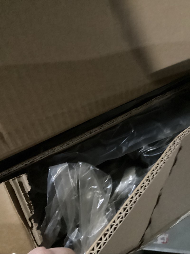 Condition photo showing New/Like New for Best Choice Products 36in Galvanized Blade Heavy-Duty 2-Wheel Snow Pusher Hand Plow for Snow Removal w/Wheels, Adjustable Handle, Blade Angle - Black