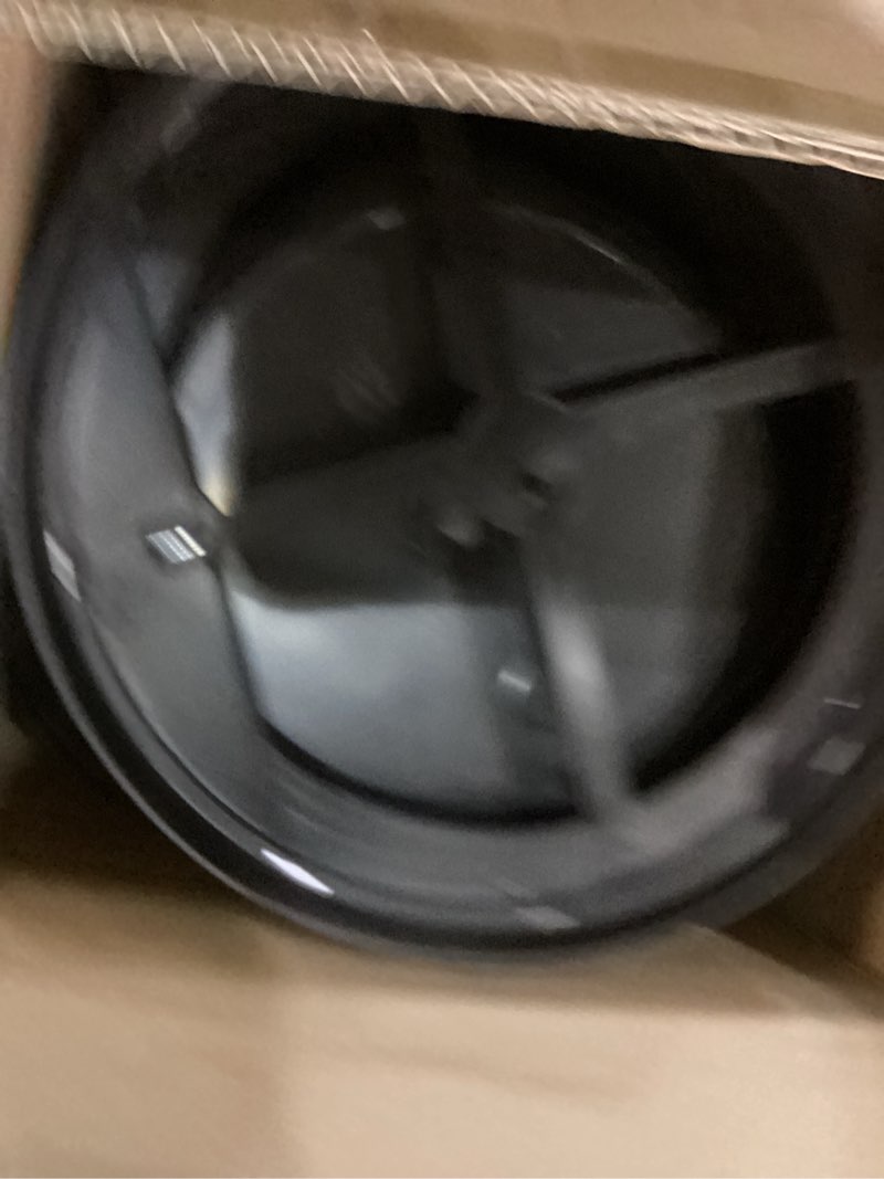 Condition photo showing As Is for Steel trashcan