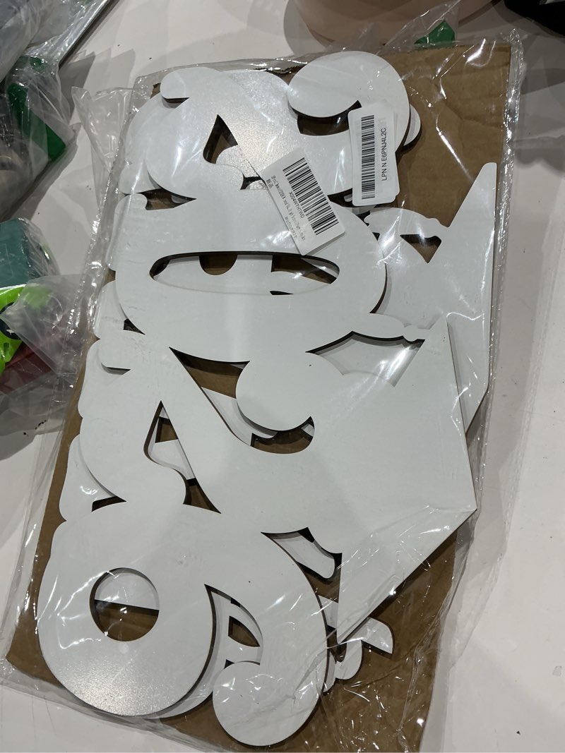 Condition photo showing Good Condition for 2pcs class of 2026 wood signs white graduation decorations 2026 wooden sign congrats grad photo booth props for graduation party decorations wood cutout college high school party supplies