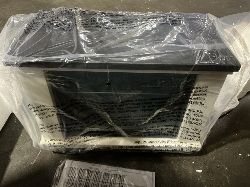 Condition photo showing Good Condition for Duraflame tabletop stove heater dfs-567-tpt01 WHITE/WAXY WEATHERED PINE TOP