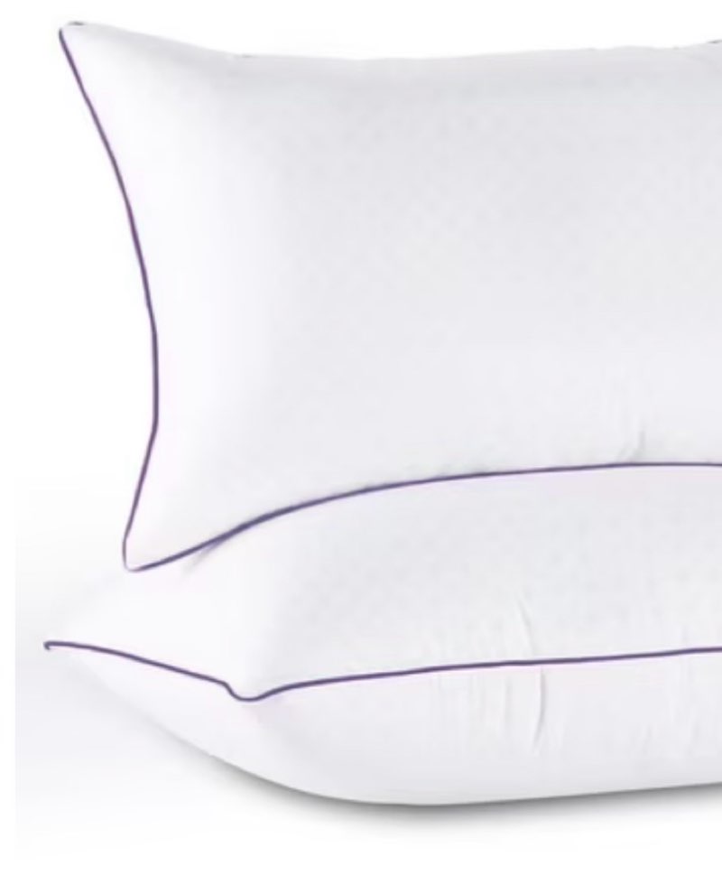 Queen Bed Pillows Set of 2, Medium Support with Super Soft Down Alternative Fill, Perfectly Balanced for Side Back Stomach Sleeping, Breathable and Fluffy Hotel Style, White