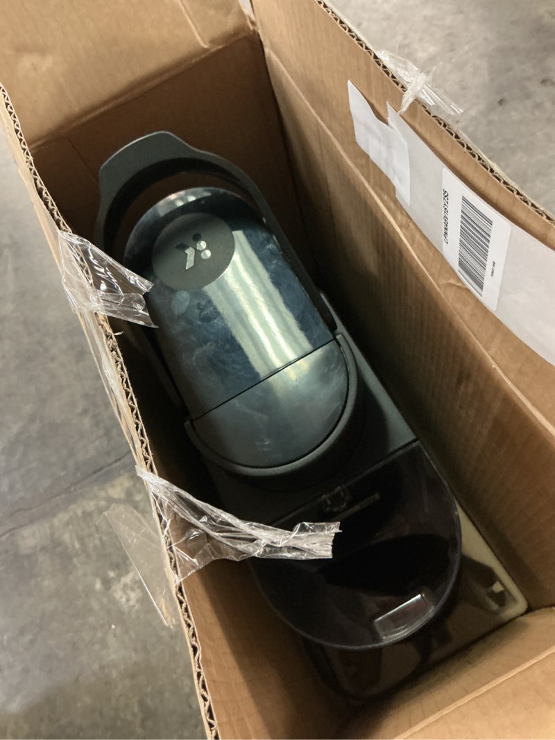 Condition photo showing As Is for keurig k-express single serve k-cup pod coffee maker, 3 brew sizes, strong button feature, 42oz removable reservoir, black